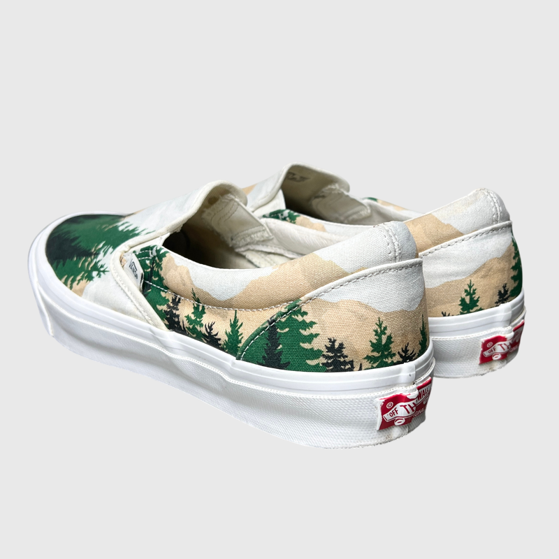 Kith x Vans Vault OG Classic Slip-On LX 'Treescape' Size 11.5 Pre-Owned
