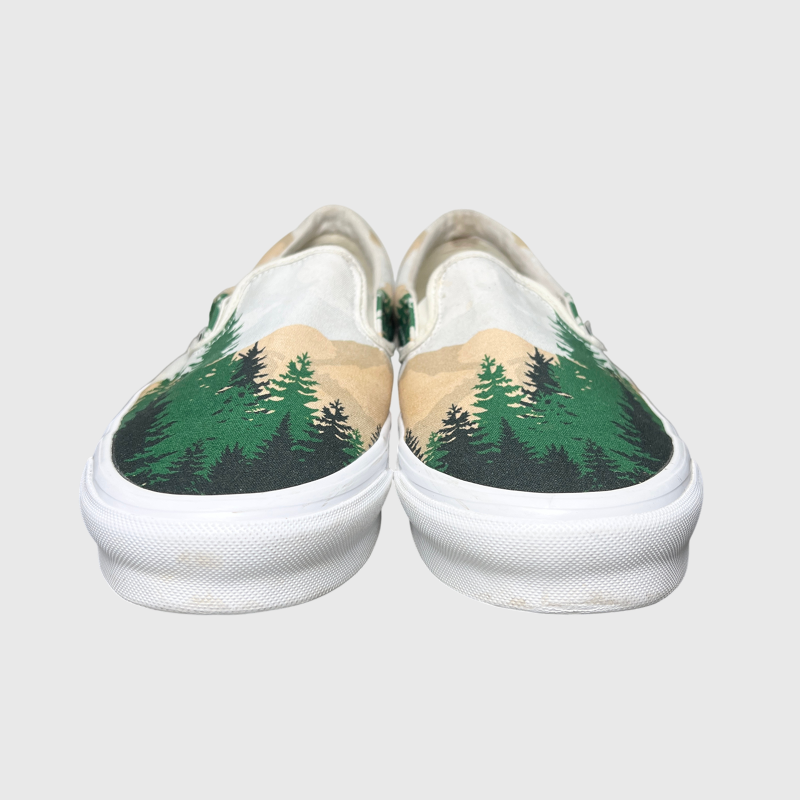 Kith x Vans Vault OG Classic Slip-On LX 'Treescape' Size 11.5 Pre-Owned