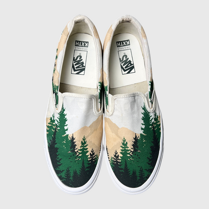 Kith x Vans Vault OG Classic Slip-On LX 'Treescape' Size 11.5 Pre-Owned