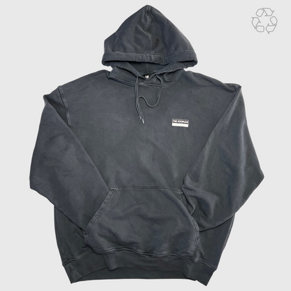 The Kooples 100% Wild Oversized Pullover Hoodie 'Charcoal Gray' Size L Pre-Owned