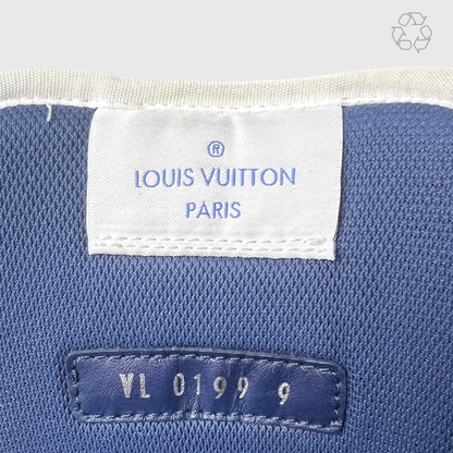 Louis Vuitton Trainer Sneaker 'White/Blue' Size 10 Pre-Owned