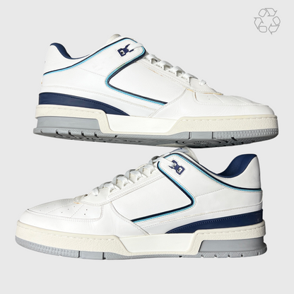 Louis Vuitton Trainer Sneaker 'White/Blue' Size 10 Pre-Owned