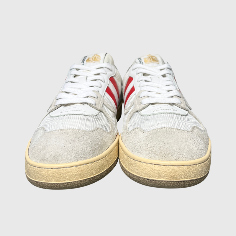 Lanvin Clay Low Top Sneakers 'White/Red' Size 10 Pre-Owned