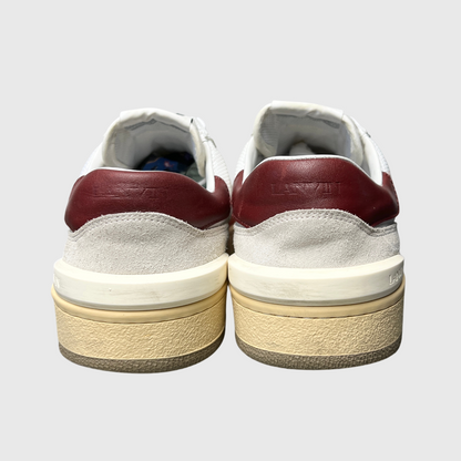 Lanvin Clay Low Top Sneakers 'White/Red' Size 10 Pre-Owned