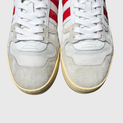 Lanvin Clay Low Top Sneakers 'White/Red' Size 10 Pre-Owned