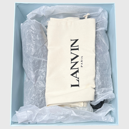 Lanvin Flash-X Low Top Sneakers 'Dark Blue' Size 10 Brand New