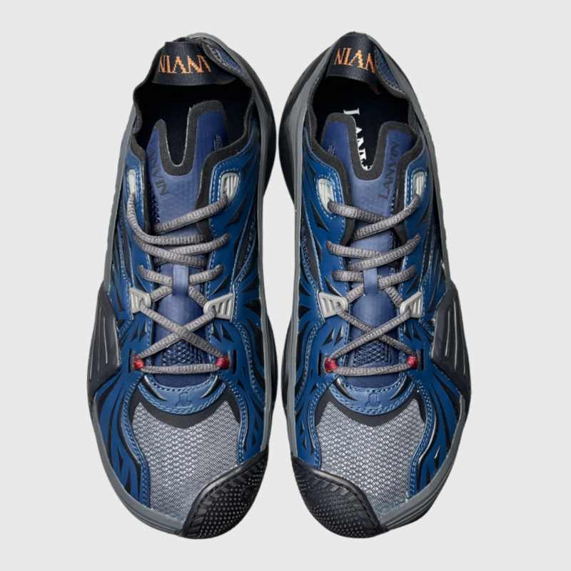 Lanvin Flash-X Low Top Sneakers 'Dark Blue' Size 10 Brand New