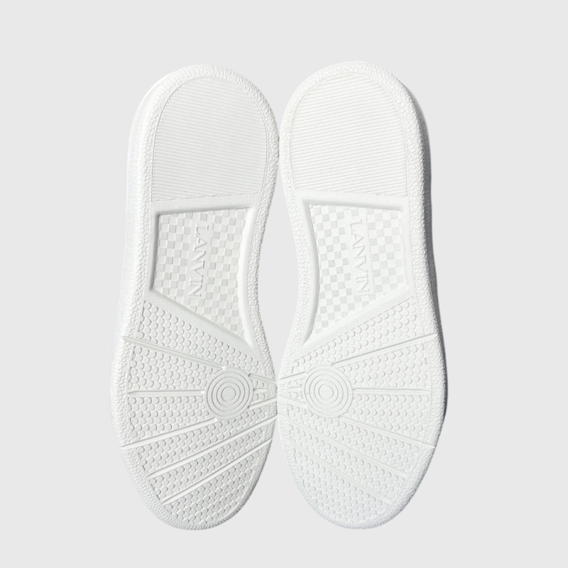 Lanvin Clay Low Top Sneakers 'White/Gold' Size 11 Brand New