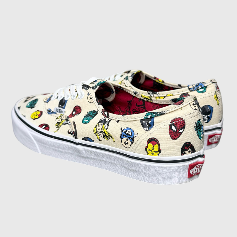Vans Authentic x Marvel 'Marvel Heads' 2018 Size 10 Pre-Owned