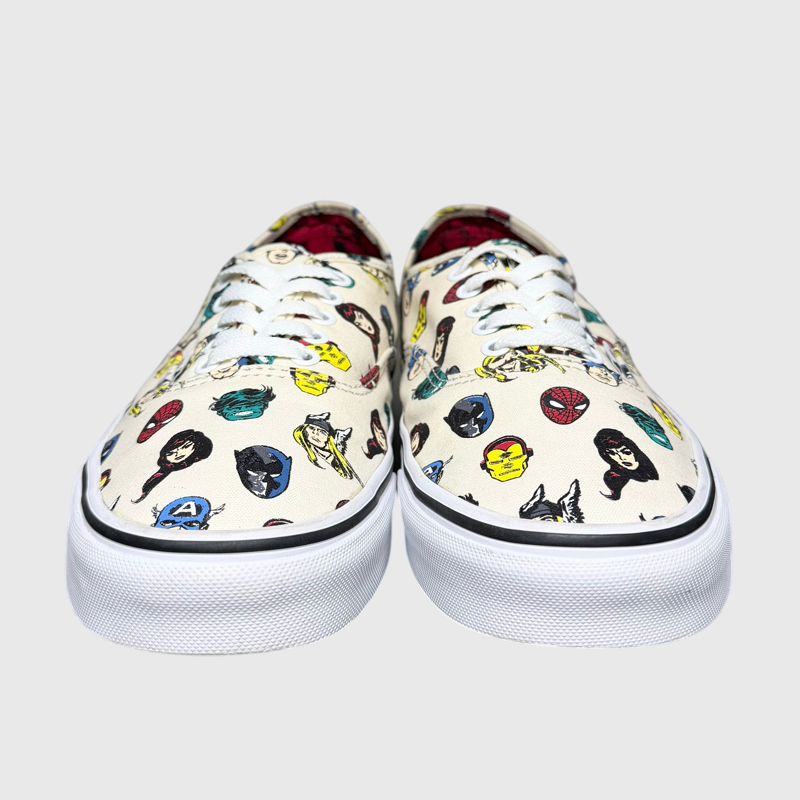 Vans Authentic x Marvel 'Marvel Heads' 2018 Size 10 Pre-Owned