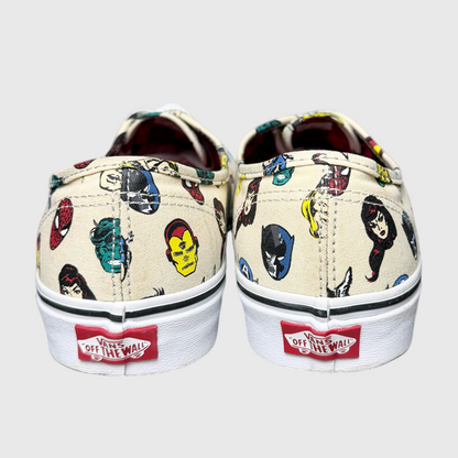 Vans Authentic x Marvel 'Marvel Heads' 2018 Size 10 Pre-Owned