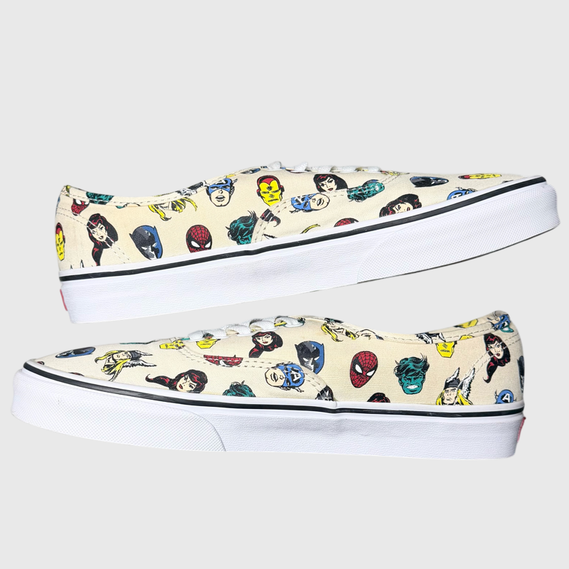 Vans Authentic x Marvel 'Marvel Heads' 2018 Size 10 Pre-Owned