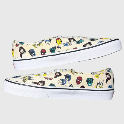 Vans Authentic x Marvel 'Marvel Heads' 2018 Size 10 Pre-Owned