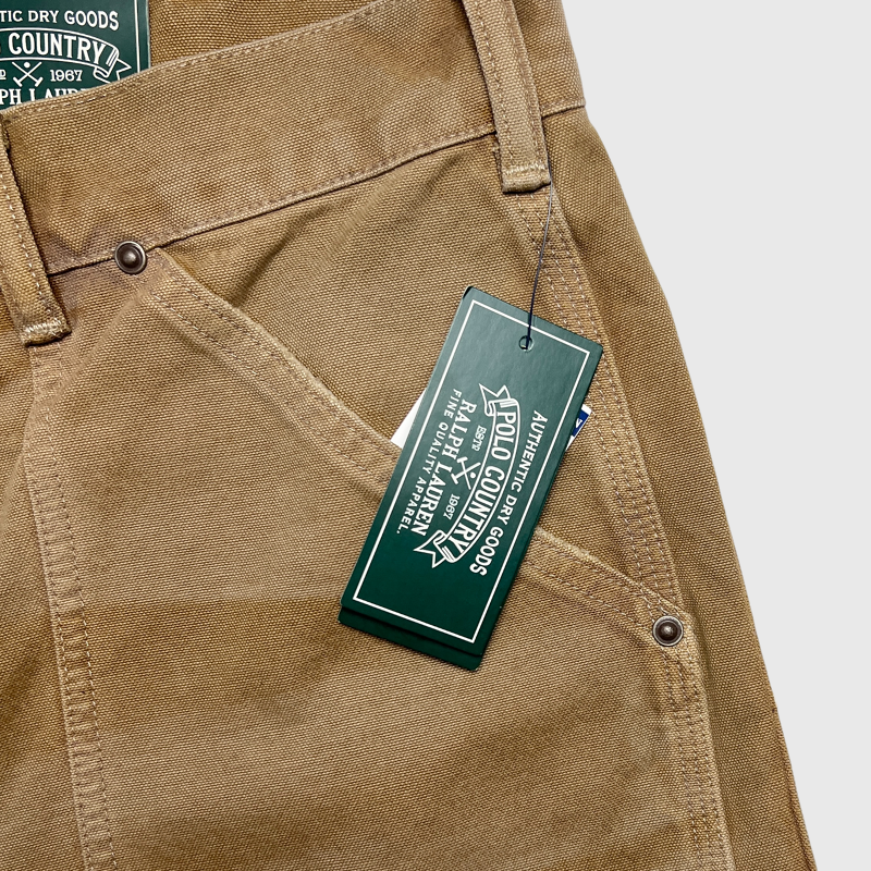 Polo Country x Ralph Lauren  Canvas Carpenter Pant 'Brown' Brand New