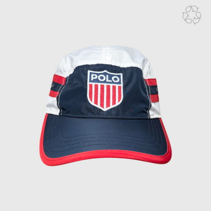 Polo Ralph Lauren Flag Shield 5-Panel Cap 'Aviator Navy/RI Red' One Size Pre-Owned