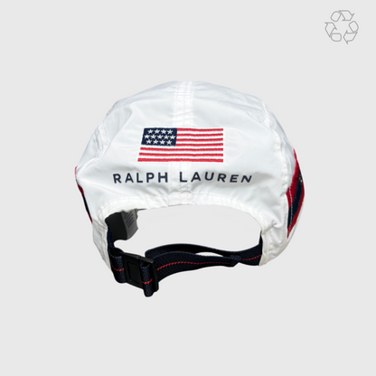 Polo Ralph Lauren Flag Shield 5-Panel Cap 'Aviator Navy/RI Red' One Size Pre-Owned