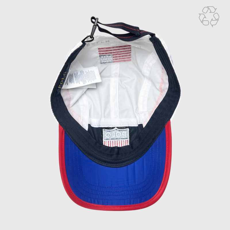 Polo Ralph Lauren Flag Shield 5-Panel Cap 'Aviator Navy/RI Red' One Size Pre-Owned