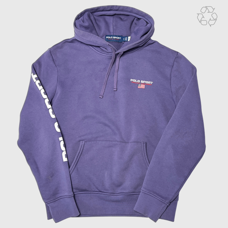 Polo Ralph Lauren Polo Sport Fleece Hoodie 'Juneberry' Size M Pre-Owned