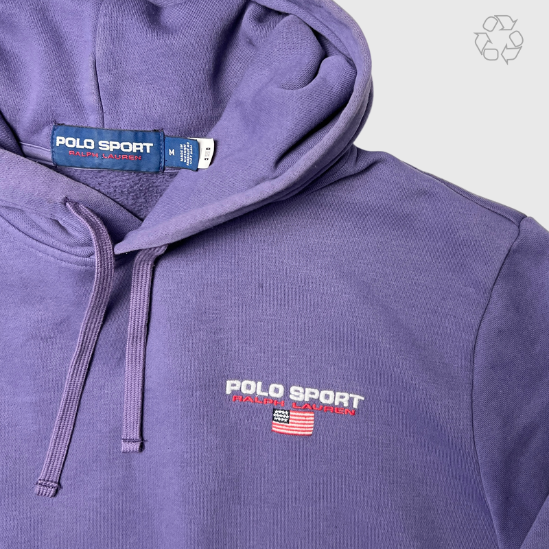 Polo Ralph Lauren Polo Sport Fleece Hoodie 'Juneberry' Size M Pre-Owned