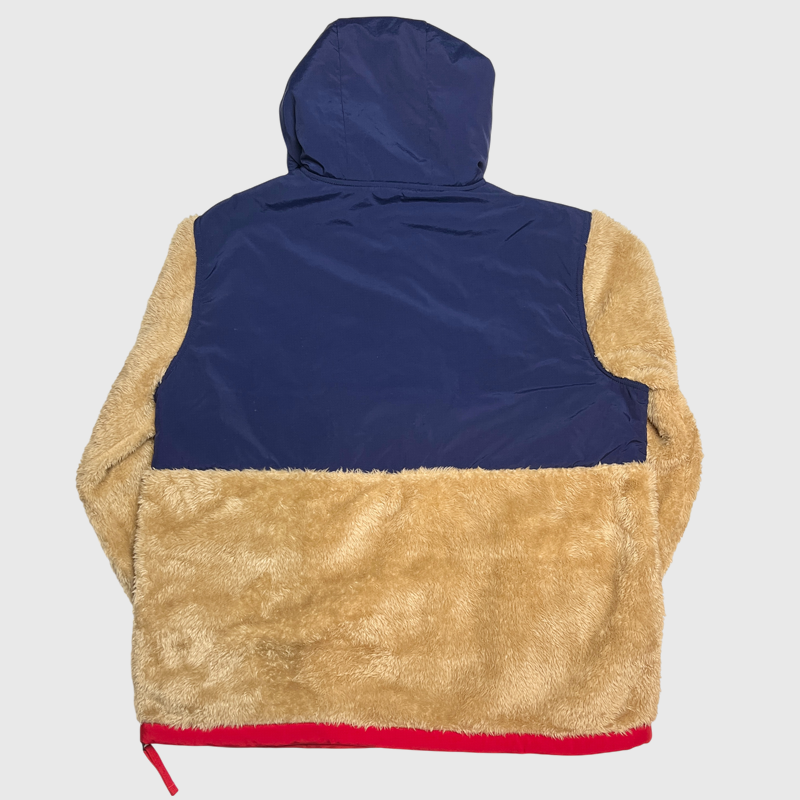 Polo Ralph Lauren Pile Fleece Hoodie 'Multicolor' Size L Pre-Owned