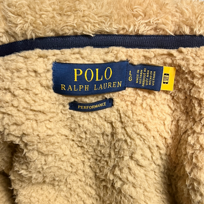 Polo Ralph Lauren Pile Fleece Hoodie 'Multicolor' Size L Pre-Owned