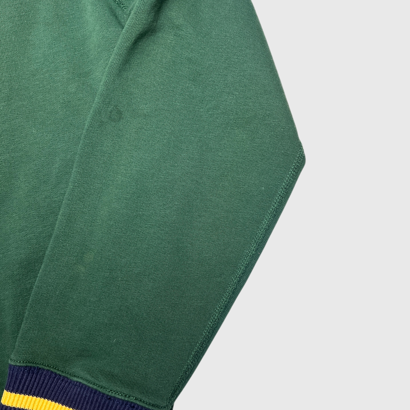 Polo Ralph Lauren Cotton-Blend Fleece Sweatshirt 'College Green' Size L Pre-Owned