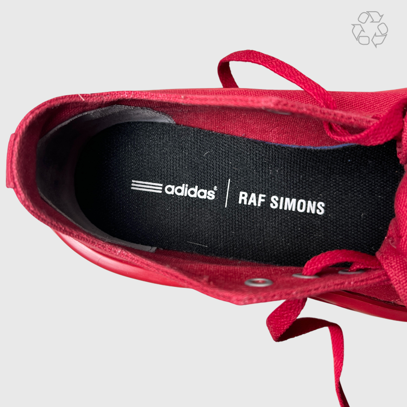 Vintage Raf Simons x Adidas Detroit Runner 2017 'Power Red' Size 10 Pre-Owned