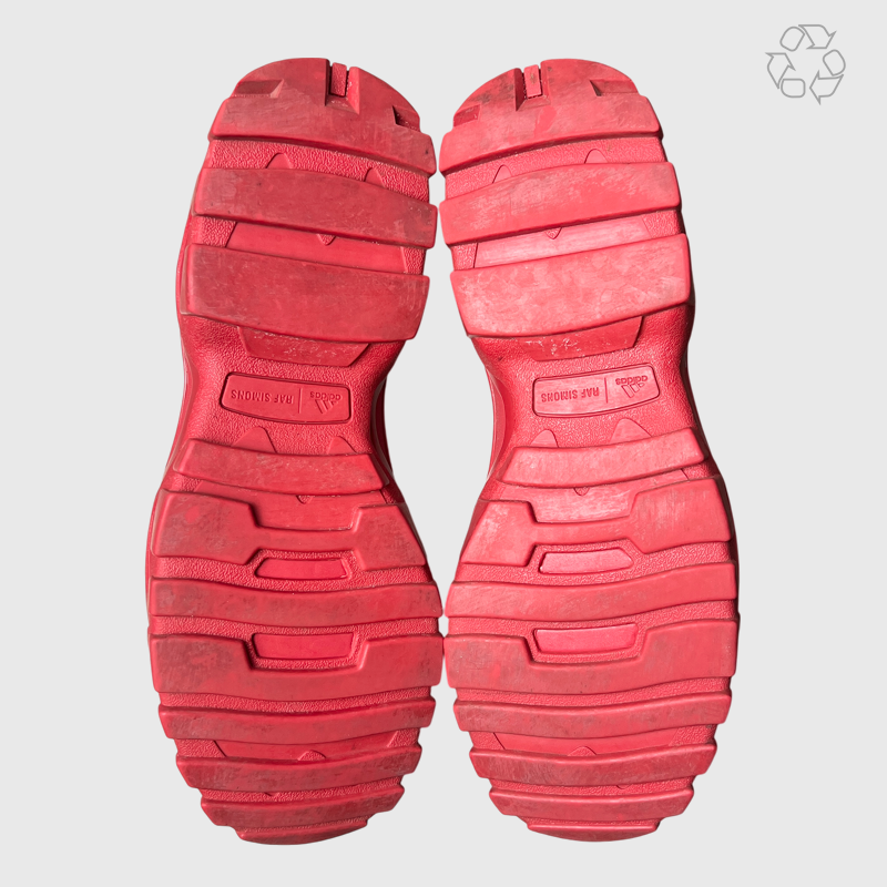 Vintage Raf Simons x Adidas Detroit Runner 2017 'Power Red' Size 10 Pre-Owned