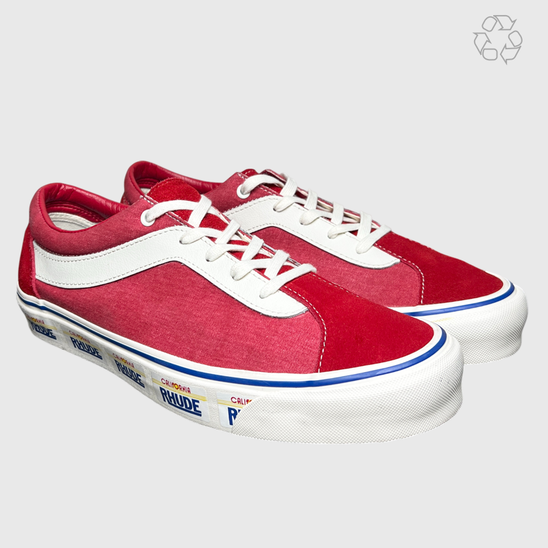 Rhude x Vans Bold Ni 'Carlifonia Plate - Red' Size 12 Pre-Owned
