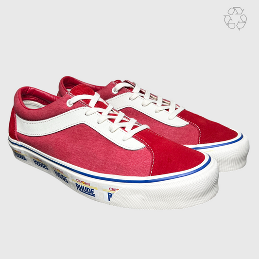 Rhude x Vans Bold Ni 'Carlifonia Plate - Red' Size 12 Pre-Owned