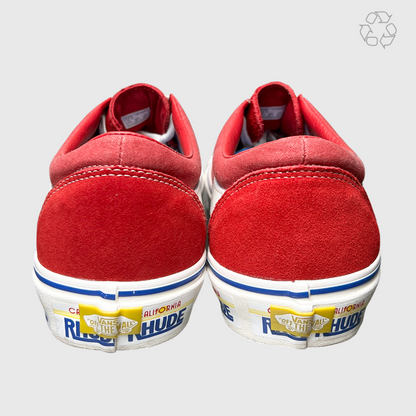 Rhude x Vans Bold Ni 'Carlifonia Plate - Red' Size 12 Pre-Owned