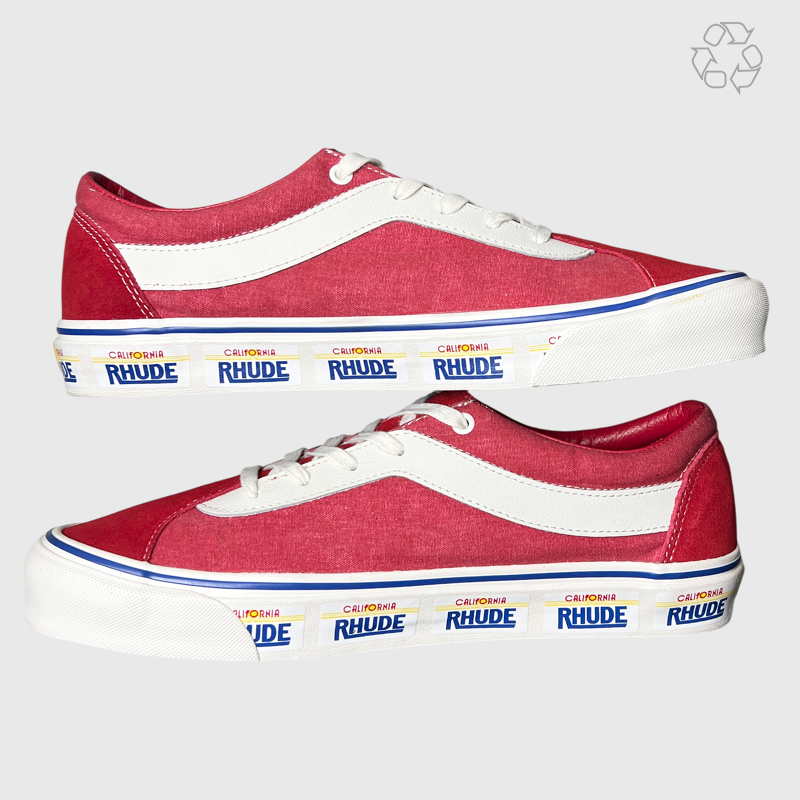 Rhude x Vans Bold Ni 'Carlifonia Plate - Red' Size 12 Pre-Owned