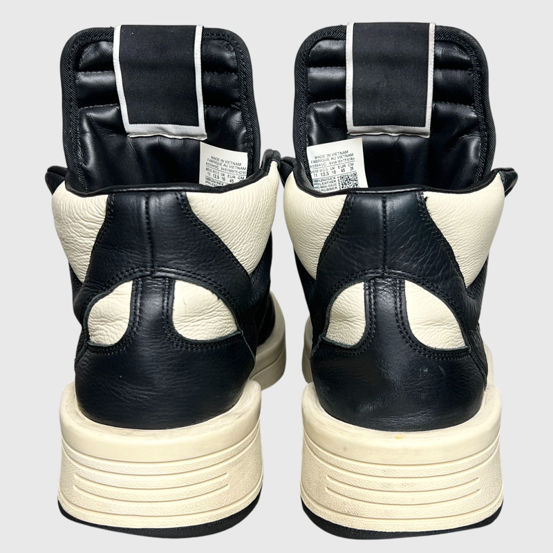 Rick Owens x Converse DRKSHDW TURBOWPN Mid 'Black Cloud Cream' Size 11 Pre-Owned