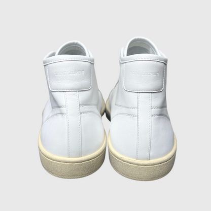 Saint Laurent SL/39 Mid Top Sneaker 'White' Size 11 Brand New