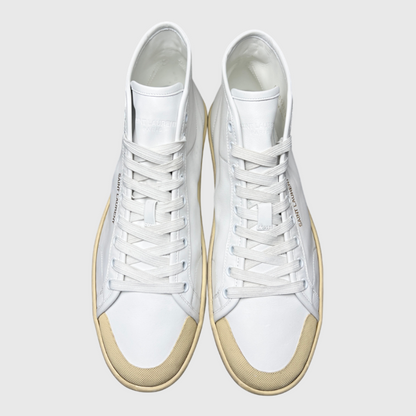 Saint Laurent SL/39 Mid Top Sneaker 'White' Size 11 Brand New