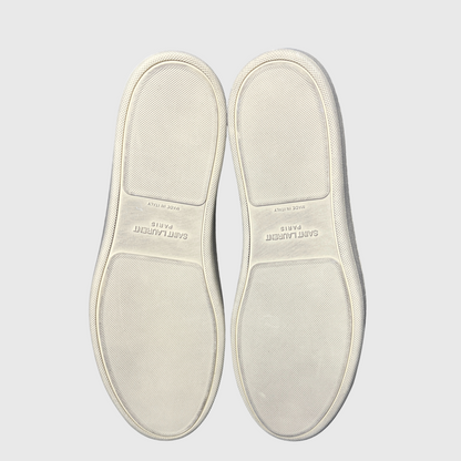 Saint Laurent SL/39 Mid Top Sneaker 'White' Size 11 Brand New