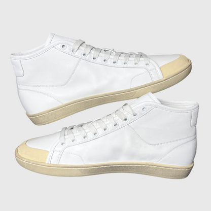 Saint Laurent SL/39 Mid Top Sneaker 'White' Size 11 Brand New
