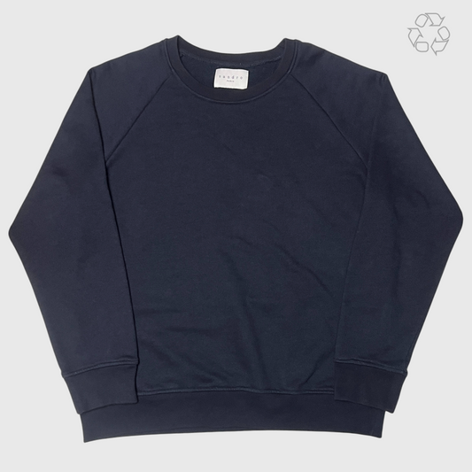 Sandro Crewneck Sweatshirt 'Navy' Size XL Pre-Owned