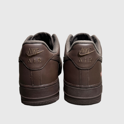 Supreme x Nike Air Force 1 Low 'Box Logo - Baroque Brown' Size 9 Pre-Owned