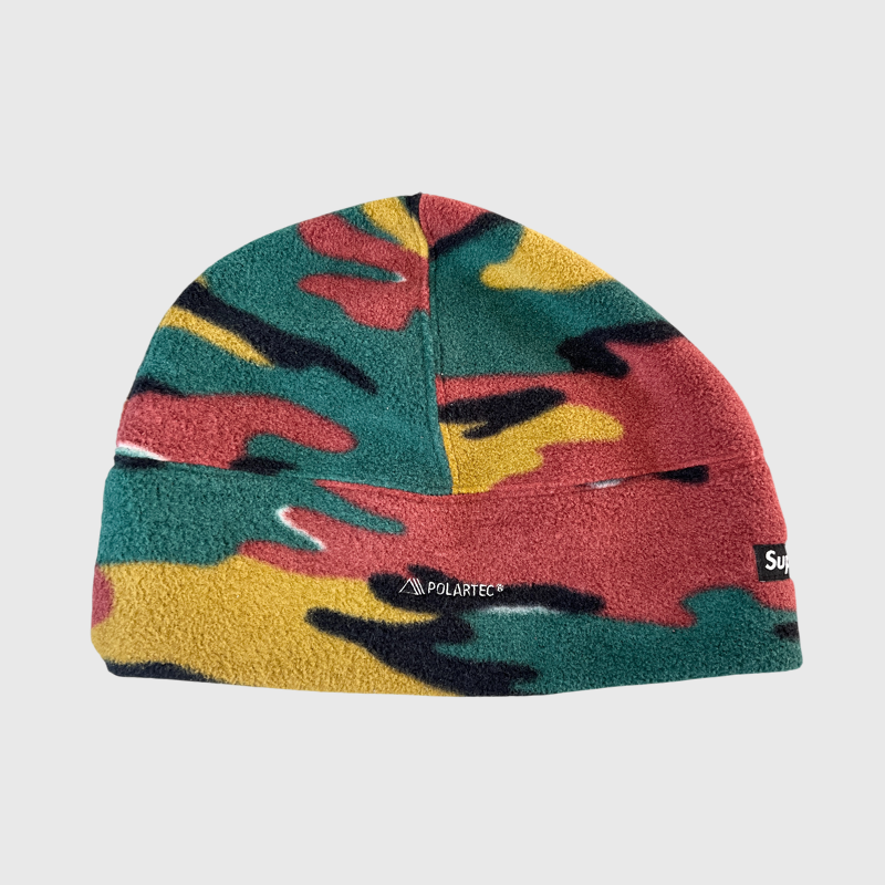 Supreme Polartec® Beanie 'Camo' One Size Pre-Owned