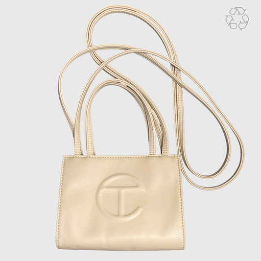 Telfar Small Shopping Bag 'Beige' Pre-Owned