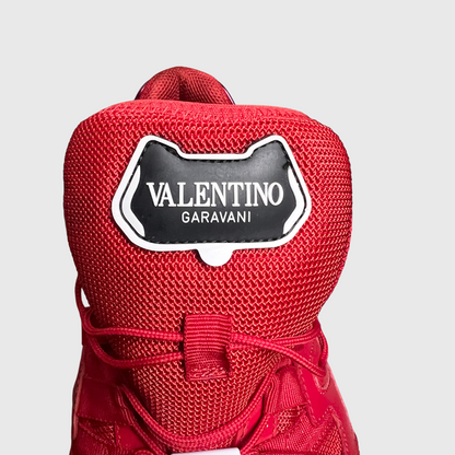 Valentino Garavani Climber Trainer 'Red' Size 44 Pre-Owned