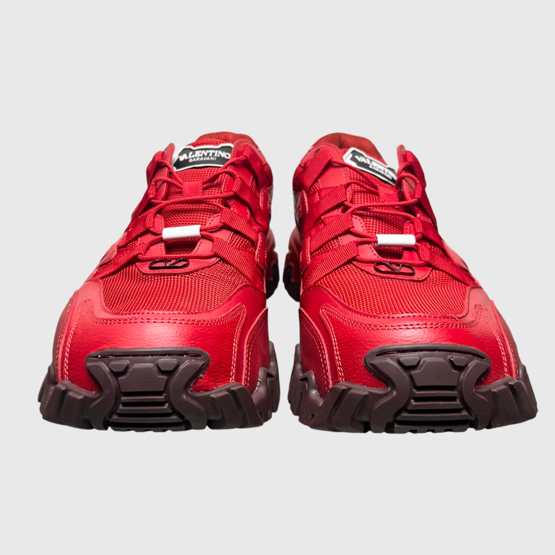 Valentino Garavani Climber Trainer 'Red' Size 44 Pre-Owned