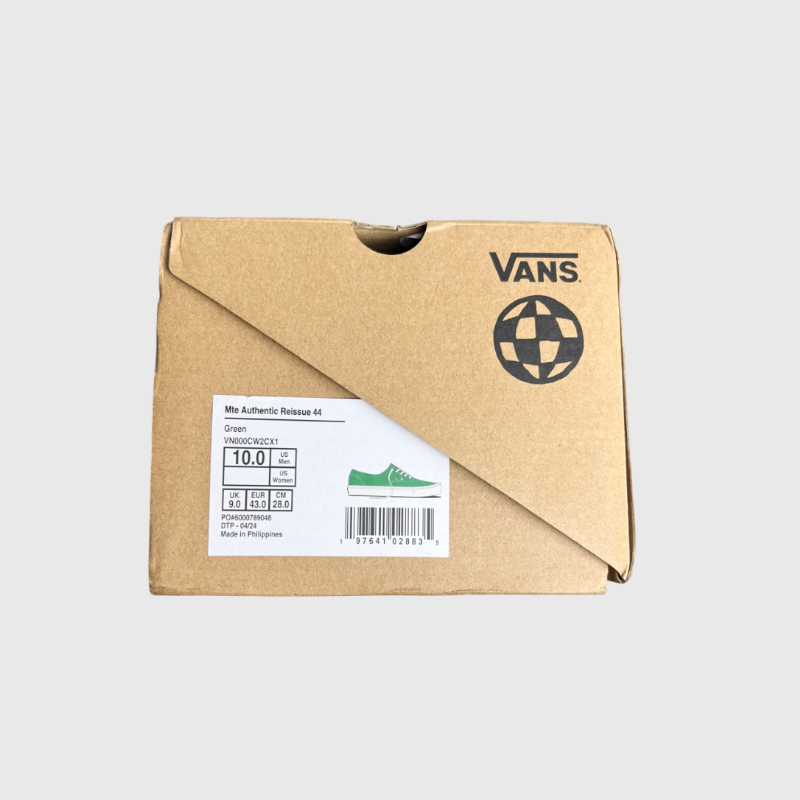 Vans MTE Authentic Reissue 44 'Green' Size 10 Brand New