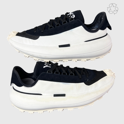 Y-3 Adidas Makura 'White Black' Size 10 Pre-Owned