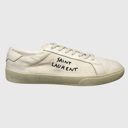 Vintage Saint Laurent SL/06 Court Classic 'Panna' SS18 Size 43 Pre-Owned