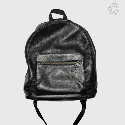 Vintage Coach Daypack Pebbled Leather Backpack 'Black' Pre-Owned