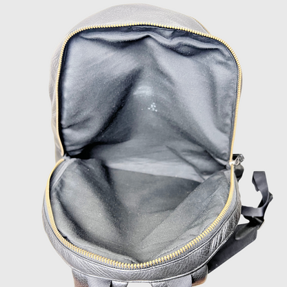 Vintage Coach Daypack Pebbled Leather Backpack 'Black' Pre-Owned