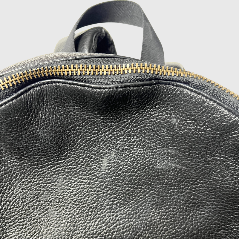 Vintage Coach Daypack Pebbled Leather Backpack 'Black' Pre-Owned