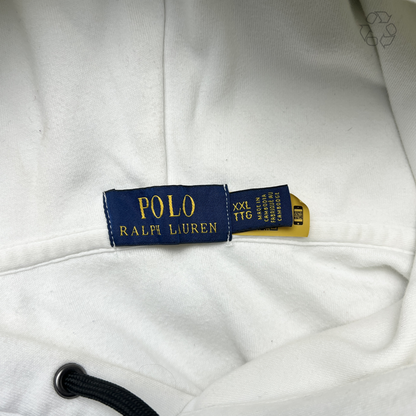 Polo Ralph Lauren 67 Alpine World Cup Racing Hoodie 'White/Multicolor' Size XXL Pre-Owned